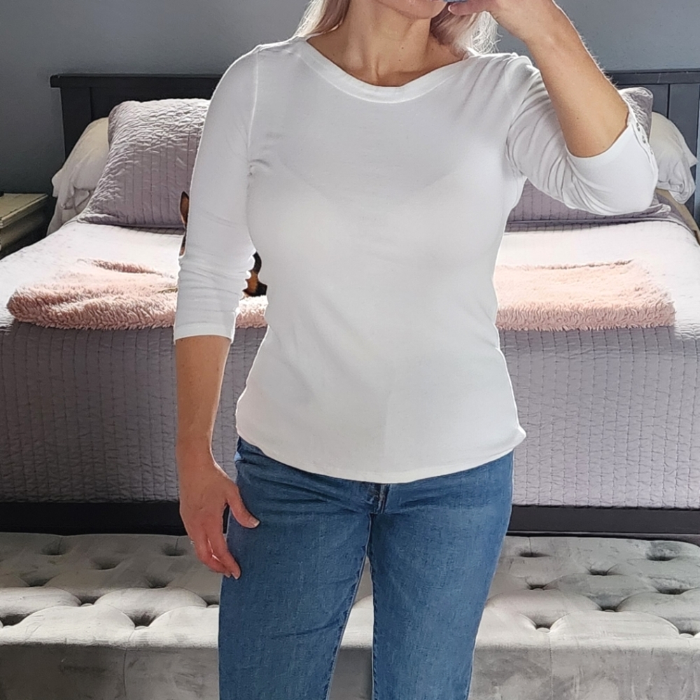 Essential Basic White Tee - image 1